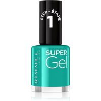 Rimmel Super Gel Gel-Lack für Fingernägel - keine UV/LED Lampe erforderlich Farbton 098 Never Blue With You 12 ml