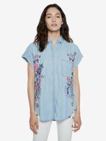 Desigual Cam Sullivan Hemd Blau