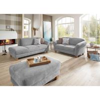 Sit & More DVOJMIESTNA POHOVKA, textil, strieborná