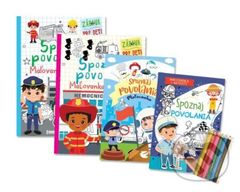 Spoznaj povolania - Maľovanka + aktivity - kniha z kategorie Omalovánky