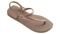 Havaianas Beach Sandals Women Rose Gold Ženy - Tenisky Havaianas - Hnědá - H4000039-3581-BRA-41/42 - Size: BRA-41/42