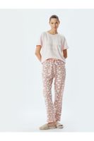 Koton Knitted Pajama Set Cloud Printed Cotton Comfortable Pattern