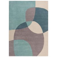 Flair Rugs VLNENÝ KOBEREC, 170/120 cm modrá
