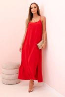 Kesi Włoski Long strappy dress red