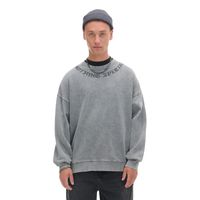 Cropp - Športni pulover spranega videza - light grey