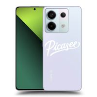 Silikónový prehľadný obal pre Xiaomi Redmi Note 13 Pro 5G - Picasee - old logo - white