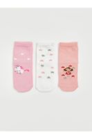 LC Waikiki Printed Baby Girl Sock Socks 3-Piece