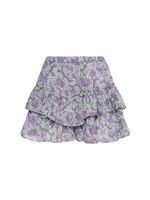 Jocadia Printed Cotton Voile Mini Skirt