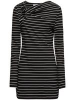 Striped Jersey Mini Dress
