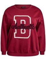 Active by Zizzi Sweater majica  tamno crvena