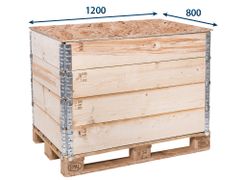 Veko 1200x800x12mm (OSB) na paletové nadstavby