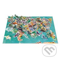 Dinosaury (Vzdelávacie puzzle) - puzzle z kategorie Maxi dílky