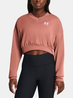 Under Armour UA Rival Terry OS Crop Crw Sweatshirt Rosa