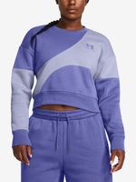 Under Armour Essential Fleece Crop Crew Sweatshirt Lila