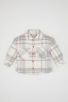 DEFACTO Baby Girl Plaid Patterned Flannel Long Sleeve Shirt