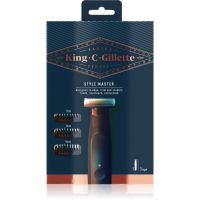 King C. Gillette Style Master τρίμερ για τα γένια με ανταλλακτικά εξαρτήματα για άντρες 4 τμχ