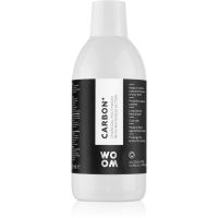 WOOM Carbon+ Mouthwash bleichendes Mundwasser mit Aktivkohle 500 ml