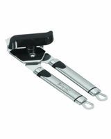 Otvírák na konzervy Bergner / nerez / 21 cm / stříbrná / černá