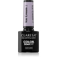 Claresa SoakOff UV/LED Color Ice Cream Gel-Nagellack Farbton 2 5 g