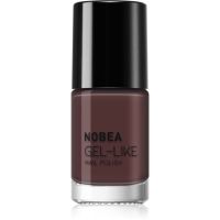NOBEA Day-to-Day Gel-like Nail Polish лак для нігтів з гелевим ефектом відтінок Chocolate Mocha 6 мл
