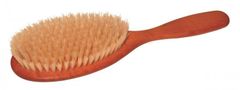 Plochá kefa na vlasy z hruškového dreva s prírodnými štetinami Keller 009 15 36 - 63 x 230 mm + darček zadarmo