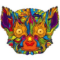 Drevené puzzle Lemur/L H21962