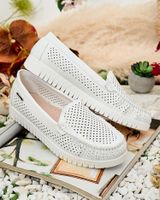 Resti Skórzane mokasyny damskie Nafis