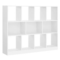 Boxxx STOJACÍ REGÁL, bílá, 126/100/30 cm
