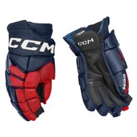 Rukavice CCM Jetspeed FT8 Pro SR, tmavo modrá-červená-biela, Senior, 14"