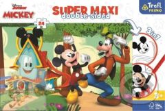 Mickeyho klubík super maxi - oboustranné - puzzle z kategorie Maxi dílky