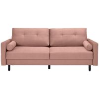 Carryhome ROZKLADACIA POHOVKA, textil, ružová