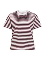 VILA Majica 'VINORA'  burgund / bijela