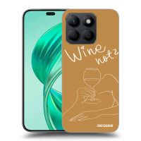 Silikónový prehľadný obal pre Honor X8b - Wine not