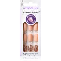 KISS imPRESS The No Glue Mani Short Изкуствени нокти Evanesce 30 бр.