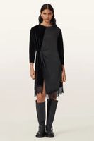 AllSaints rochie de catifea