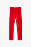 Koton Red Girl's Leggings