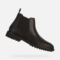Černá pánská kotníková obuv Geox Cannaregio - Pánské