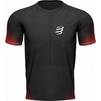 Compressport RACING SS TSHIRT M Мъжка тениска за бягане, черно, размер