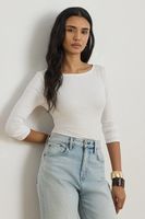 Lauren Ralph Lauren tričko s dlhým rukávom dámske s modalom