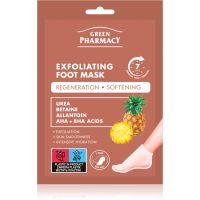 Green Pharmacy Foot Care Exfoliating Foot Mask Відновлювальна маска для ніг і нігтів 2x20 мл