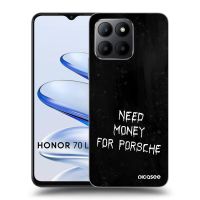 Silikónový čierny obal pre Honor 70 Lite - Black Fuel