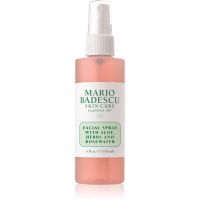 Mario Badescu Facial Spray with Aloe, Herbs and Rosewater тонізуюча маска для обличчя для освітлення та зволоження 118 мл