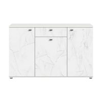 MID.YOU KOMODA, biela, 138/87/40 cm