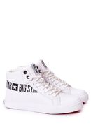 BIG STAR SHOES Férfi Big Star High Sneakers fehér