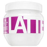 Kallos Latte Hair Mask maska wzmacniająca do włosów farbowanych, rozjaśnianych i po innych zabiegach chemicznych 800 ml