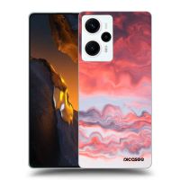 Silikónový prehľadný obal pre Xiaomi Poco F5 - Sunset