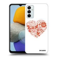 Silikónový prehľadný obal pre Samsung Galaxy M23 5G - Veľké srdce