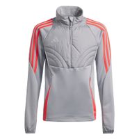 ADIDAS PERFORMANCE Sportska sweater majica  siva / narančasta