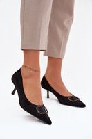 Damskie czółenka z ozdobnym detalem Amelora