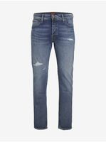 Blue men's straight fit jeans Jack & Jones Mike - Men's